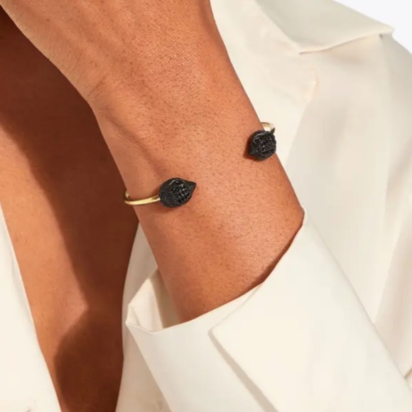 Kurt Geiger London Micro Eagle Cuff Bracelet Raven with Dust Bag - Picture 2 of 4